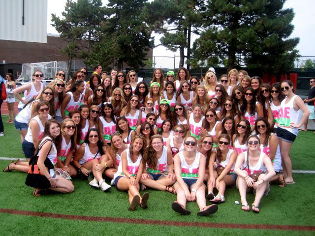 The Alpha Chi chapter promotes the highest type of womanhood with involvement in the BU and Boston community through internships, clubs, jobs, research, and