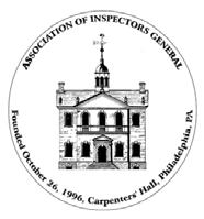 Association of Inspectors General 524 West 59th Street, 3400N New York, NY 10019 212-237-8001 http://inspectorsgeneral.