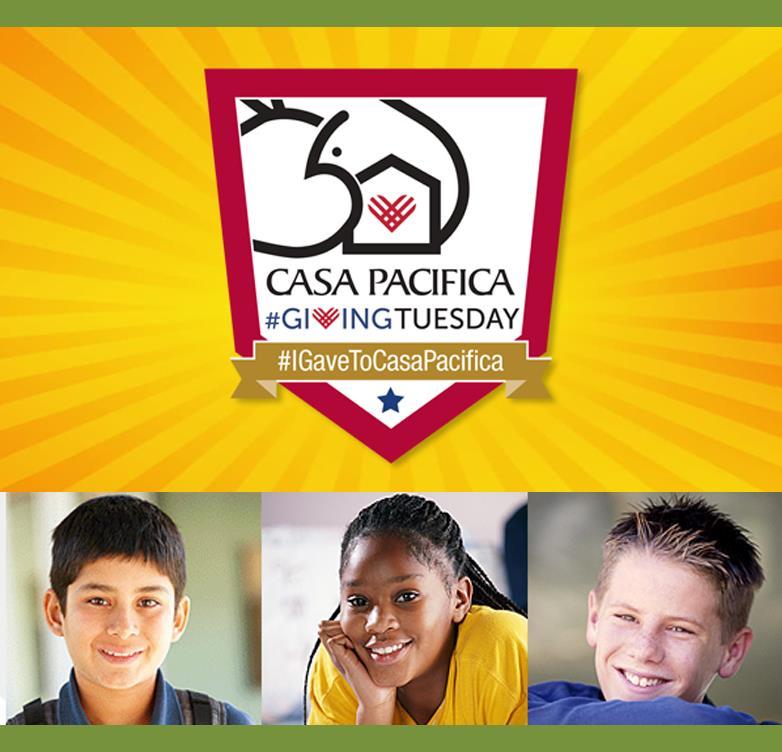 Casa Pacifica Giving Tuesday