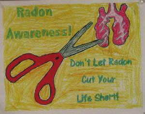 Above: 1st, 2nd, and 3rd place Radon Poster Contest winners, from top to bottom.