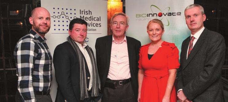 Medtech start-ups ambition showcased at Galway event Irish companies showcase opportunities at BT Young Scientist Pictured (l - r): Paul Anglim, BioInnovate Ireland; Jim Roche, Incereb; Ian Quinn,