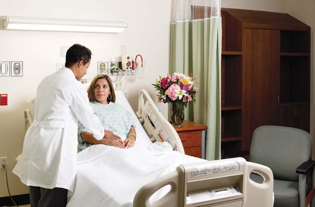 Semi-private rooms, enhanced patient experience Conversion