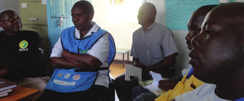 Twice a week, SMS messages and emails are sent to health workers in Pamoja-supported sites, encouraging them to handle service delivery differently (e.g. decentralization, task shifting, integration of services, mentoring) and provide important updates in key services.