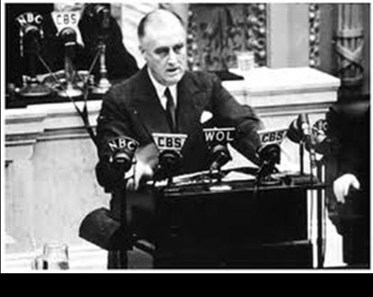 Reaction to Pearl Harbor Congress approves FDR s request for declaration of war against