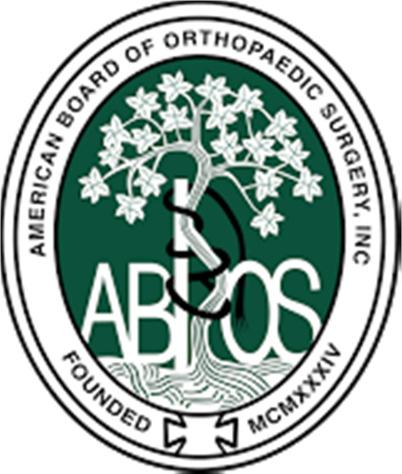 Dear Patient- Your surgeon is assisting The American Board of Orthopaedic Surgery (ABOS) in the collection of patient outcomes of orthopaedic procedures.