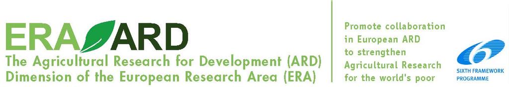 Development, ARD/ European Research Area,