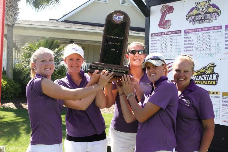 WOMEN S GOLF 2006-07 SEASON RESULTS Southern Conference Championship (The Citadel) Patriots Point Golf Links Mt. Pleasant, S.C. March 15-17, 2007 RESULTS 1. WESTERN CAROLINA PPD 312 292 604 2.