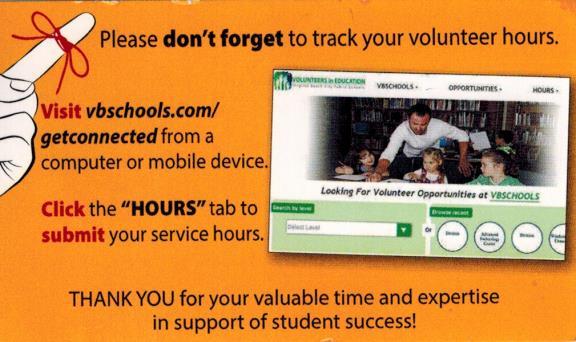 Step 3: Record Volunteer Hours Every Day 1. Use a mobile device or computer. 2. http://www.