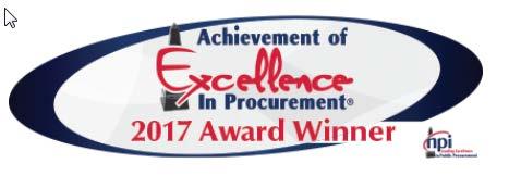 Awards and Achievements To date, Gwinnett County Public Schools (GCPS) Purchasing and Property Management Department has received the following awards