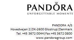 No. 288 COMPANY ANNOUNCEMENT 3 March 2016 PANDORA CHANGES FINANCIAL REPORTING STRUCTURE PANDORA today announces that it will change the financial reporting structure starting with the Company s