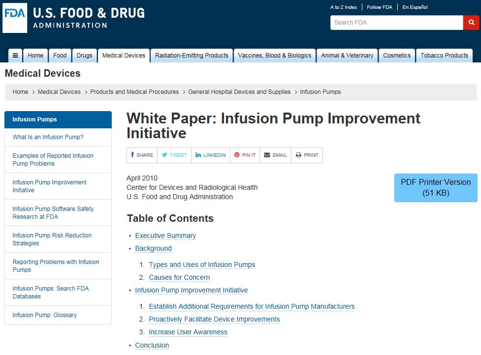Infusion pumps have contributed to improvements in patient care,