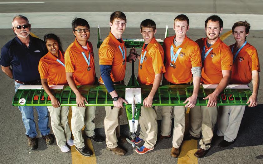 page 4 addenda April 4, 2016 Engineering students place third overall, second in flight at international SAE Aero Design East competition Seven UT Martin students competed in the international SAE