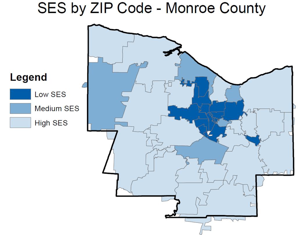About Monroe County More than 106,000 residents 14.2 percent of Monroe County s population live below the federal poverty level according to U.S. Census statistics.