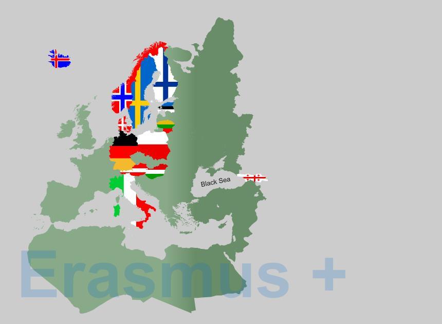 TSC s Erasmus + map - TSC joined Erasmus Family in 2015-12 Program countries throughout the EU - 14 Erasmus ICM partners What