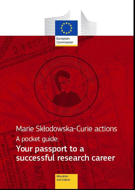 Marie SKŁODOWSKA Curie Actions Website http://ec.europa.