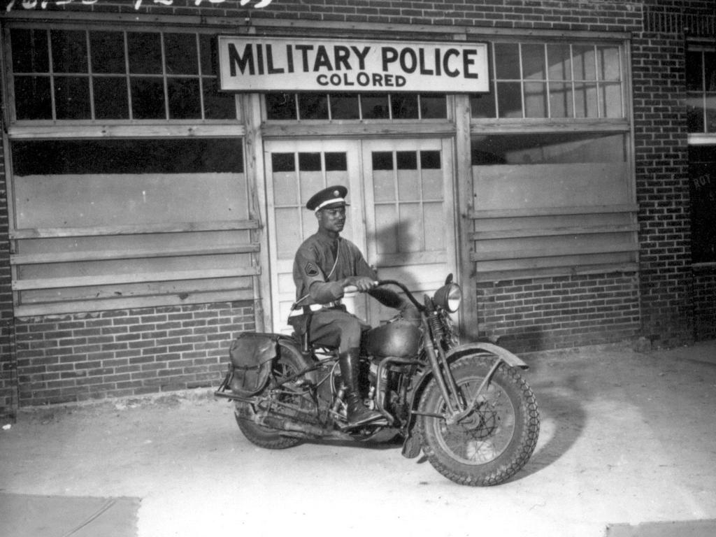 1942 Black Soldiers Black Military Police served as Courtesy Patrols in