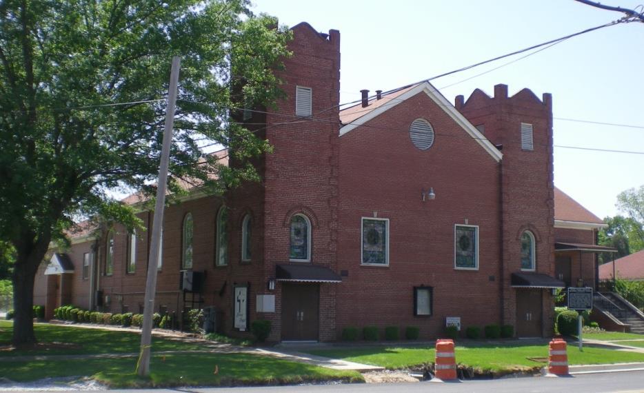 1886 Holsey Chapel CME Church Held a significant role in the Civil Rights Movement as a meeting place During the 1960s Reverend Edward D.