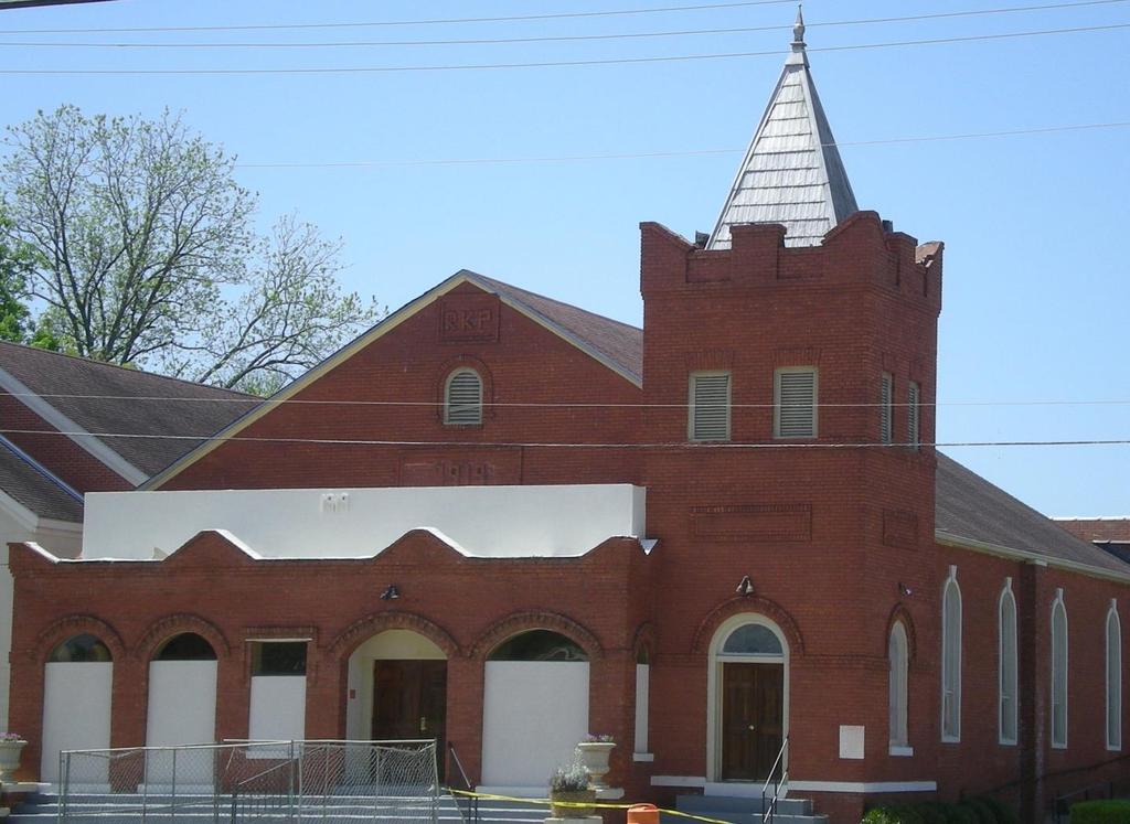 1897 Friendship Baptist Church Ma Rainey was a parishioner in the Church and sang in