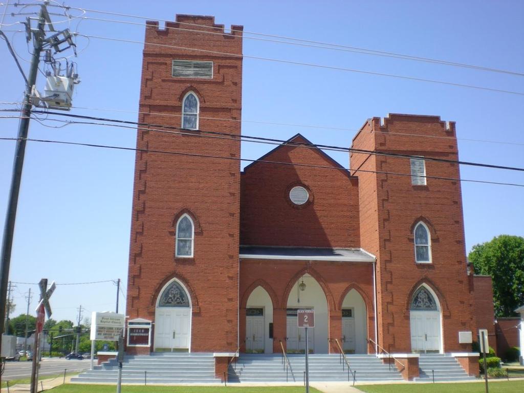 1915 First African Baptist Church Held carnivals, fish fries, and sold ice cream during the Great Depression Susie Sconiers, a prominent member of the community, was a parishioner of the church