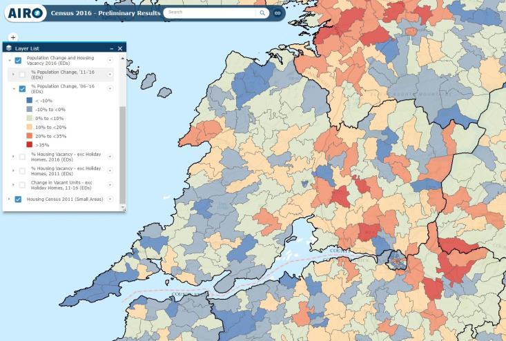 Preliminary Census 2016 Clare: