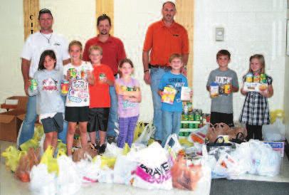 Annual food drive kicks off Cooperative Month Concern for Community is one of the guiding principles by which Cumberland Electric Membership Corporation operates.