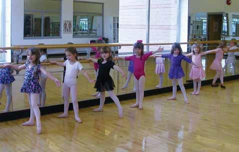 Ballet Itty-Bitty Ballet (Ages 2½-3) This class introduces your child to basic ballet techniques as well as songs, dance, and creative play.