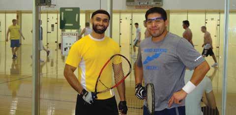 RACQUETBALL For more information, call 303-471-8869. Racquetball Court Reservations Only members may make a court reservation daily after 11:00 a.m. for the following day for a maximum of two hours.