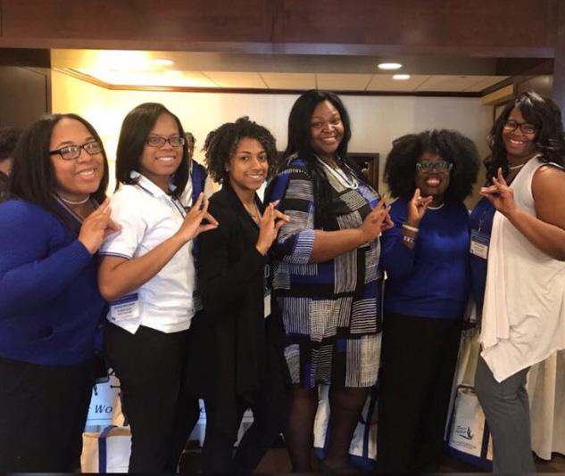 Zeta Phi Beta organizes fundraisers such as Z-Gramz to help raise money for the March of Dimes,