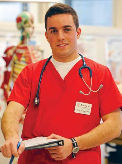 FAIRFIELD UNIVERSITY 11 PROFILE Chris Lacerenza Stamford, CT major: Nursing The Human Touch Making a difference Why nursing? With nursing, unlike medicine, I can focus on patient care.