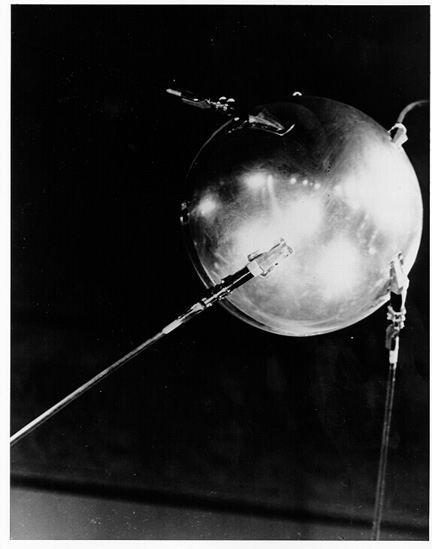 The Space Race effectively began after the Soviet launch of Sputnik 1 on October 4, 1957.