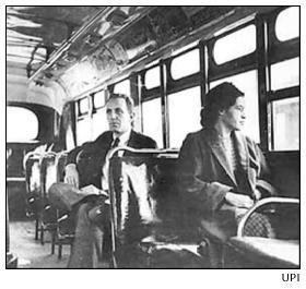 On December 1, 1955, Rosa Parks (later named the "mother of the Civil Rights Movement") refused