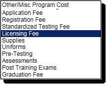 Click Occupational Training Code to select the occupation associated with the training the individual is receiving (required). The occupations listed are tied to the provider's service record.
