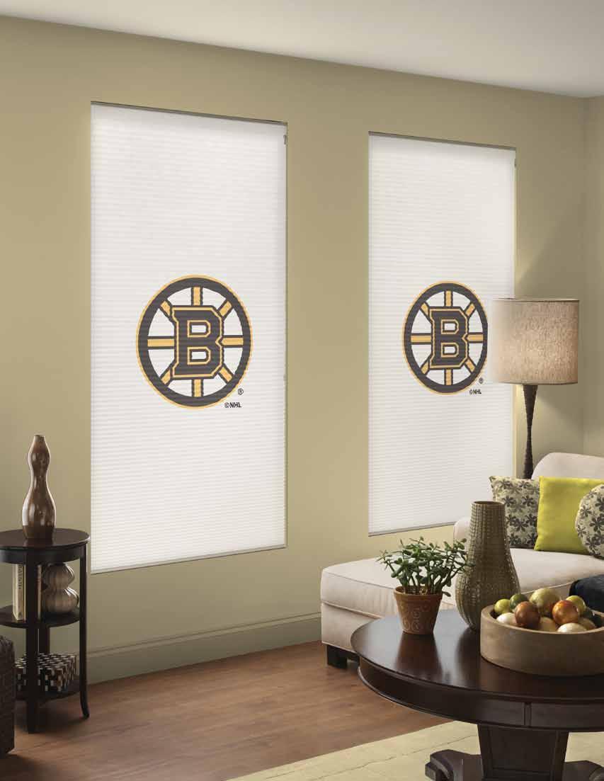 NATIONAL HOCKEY LEAGUE Cellular and Roller Shades Boston Bruins 0402_999 PERSONA