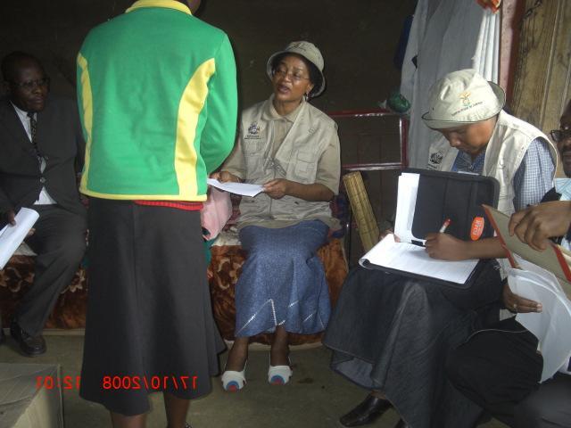 Services Delivered Vital Documents; Grants; Food hampers; Health care; Education; Housing; Household Assets; Psycho-social support; Personal asset; ECD Centres; Psychological care; Youth Skills