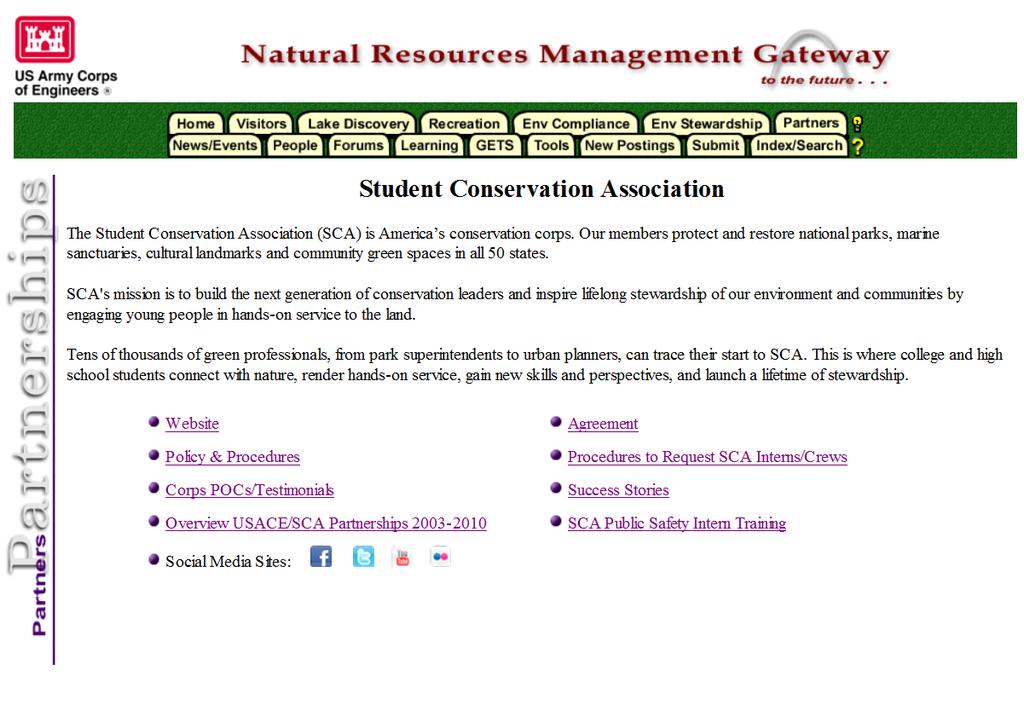 Resources: NRM Gateway SCA page