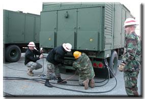 Temporary Emergency Power Install/Maintain FEMA generators at critical Facilities and utilities Assess, haul, install,