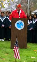honoring military service memembers who gave their all for our Country. Mike Perrone gave the keynote address.