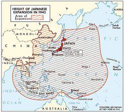 Yamamoto s prophecy comes true for Japan Height of Japanese Expansion Progress of Second World War After Midway Japanese fortunes ebb US launches