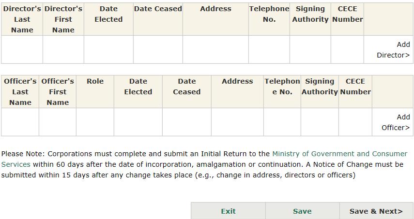 7.6 If you are applying as a corporation: 7.6.1 Complete the information.