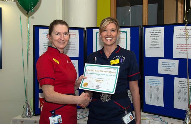 1 Infection Prevention and Control Role Model: Matron Pippa Kassam, Otter Ward, was