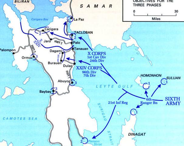 The 112 th Cavalry Regiment and the Philippines Campaign - Leyte 20 Oct 1944: The liberation of the Philippines begins with the 6 th Army's invasion of Leyte.