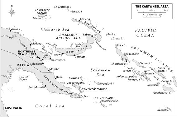 Operation Cartwheel, the Isolation of Rabaul By the end of January 1943 the Allies had recaptured the Buna area on the north shore of eastern New Guinea at the cost of 3,000 allied dead, while
