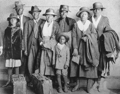 SOCIAL CHANGE DURING THE WAR I. Due to the war in European many African Americans moved to northern cities in search of industrial work This African American family settled in Chicago II. III. IV.