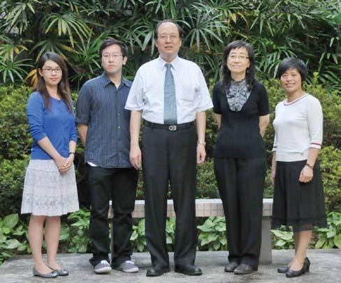 Scholarship Committee From left to right Ms. Lam Wing Man Mr. Yam Wing Hang Mr. Fan Kam King Ms. Chan Mei Yee Ms.