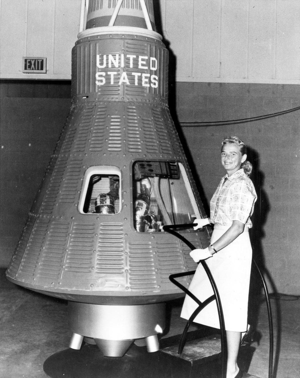 GERALDYN JERRIE COBB Geraldyn Jerrie Cobb is the first U.S. woman to undergo astronaut testing.