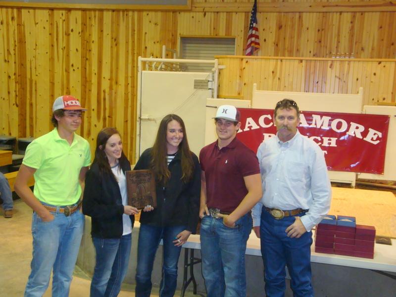 Fourth Place Senior Team Range and Pasture Plant Identification Contest: L to R: Tom Green County 4-H Jesse
