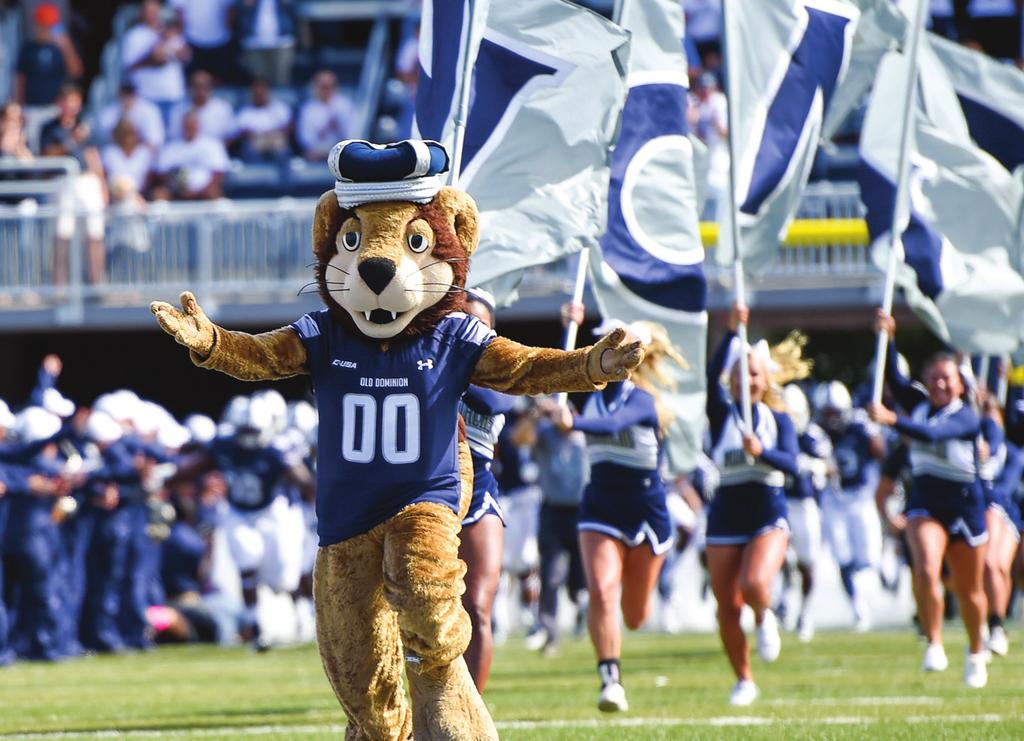 FROM THE DESK OF DR. SELIG It was another banner year for ODU Athletics and our 500 student-athletes. In the classroom last semester, ODU student-athletes recorded a cumulative GPA of 3.09.