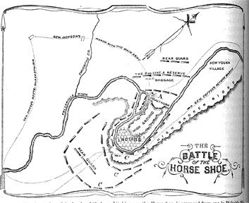 Events in the War of 1812: Battle of Horseshoe Bend Background: (1813 14), The Creeks were in a civil war between those who followed Tecumseh and those who were willing to change their way of living