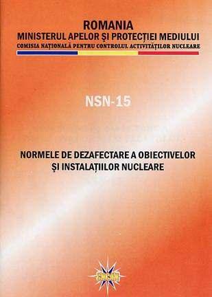 Legal Framework (cont.) NSN-15 - Norms on Decommissioning of Nuclear Installations approved by Order No. 1815.09.2002 of the CNCAN (regulatory body) President, published in the Official Bulletin No.