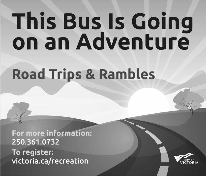 98 55+ Relax and leaving the driving to us as we travel around Vancouver Island and beyond. Escorted small group travel with an emphasis on fun, experiential learning and socializing.